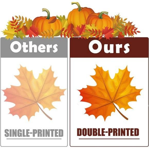 324 PCS Fall Window Clings, Autumn Window Clings Thanksgiving Clings - Picture 2 of 6